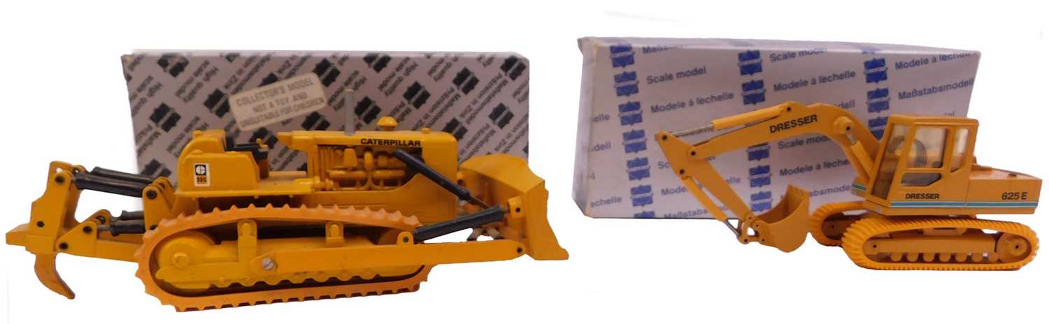 Lot 240 - Konrad Models diecast caterpillar implements,...
