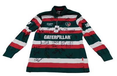 Lot 119 - A Cotton Traders Leicester Tigers rugby shirt,...
