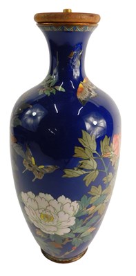 Lot 171 - An Oriental cloisonne vase, decorated with...