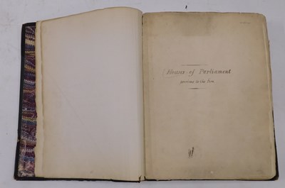 Lot 669 - Parliament.- An extensive scrapbook of...