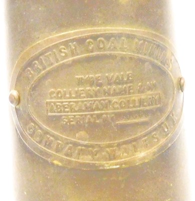 Lot 53 - A British Coal Mining Company brass miners...