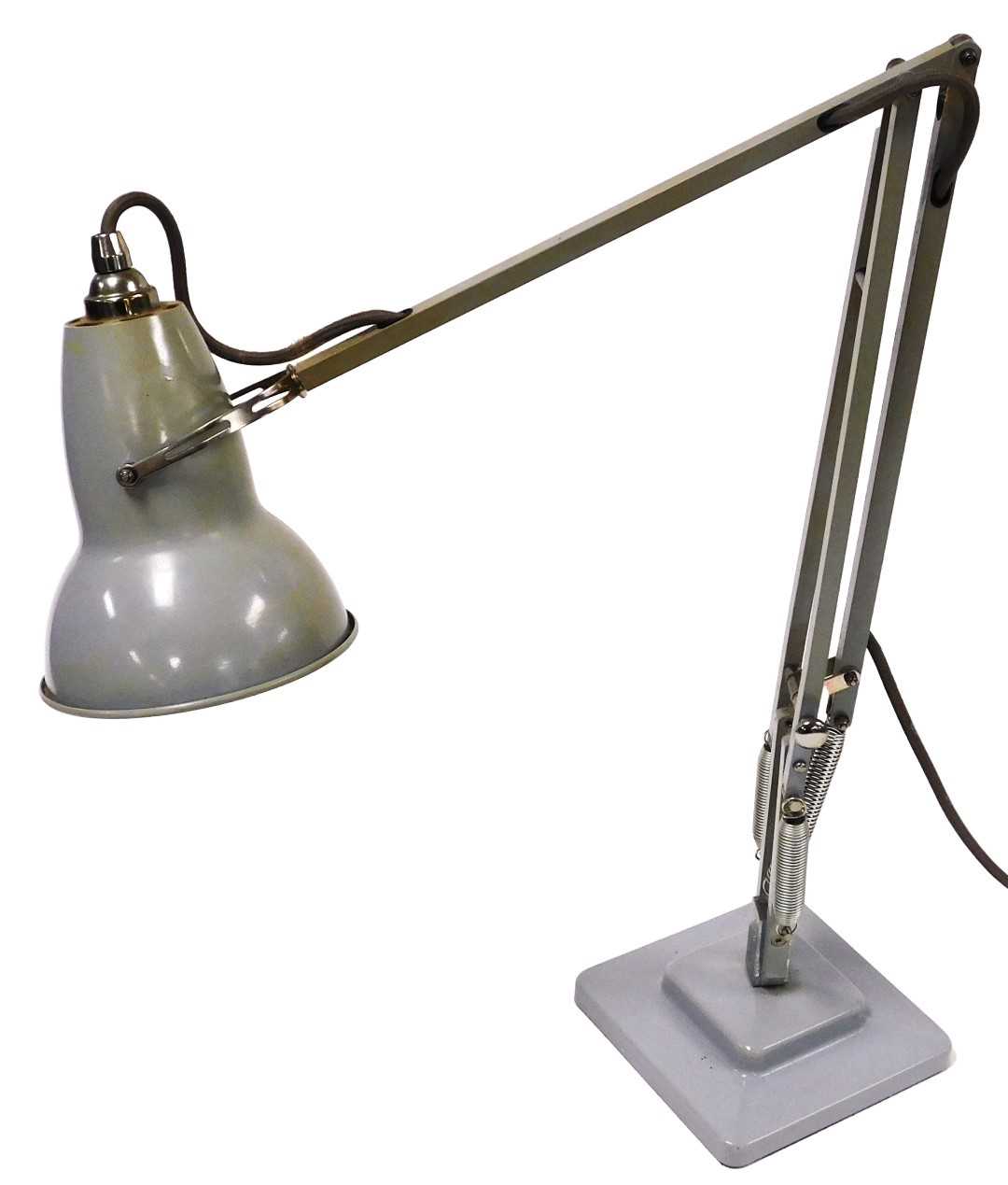 Lot 38 - An anglepoise grey desk lamp, the original...