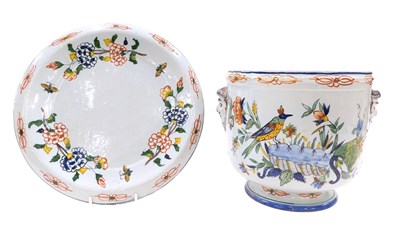 Lot 320 - A 19thC Fourmaintraux Courquin Desvres Faience...