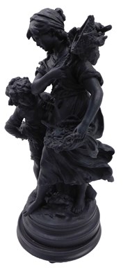 Lot 601 - After Moreau. Figure of a lady and a young man...