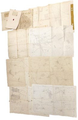 Lot 870 - A copy of White's county map of Lincolnshire,...