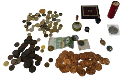 Lot 885 - Miscellaneous coins, to include British and...