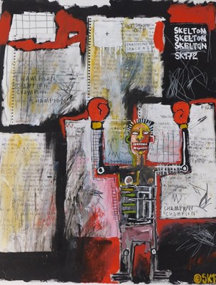 Lot 945 - SK 172 (20thC). Matt Skelton 12/09/07, acrylic,...