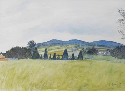 Lot 951 - 20thC School. Landscape, watercolour,...
