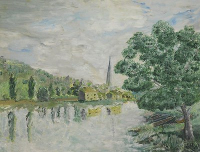 Lot 964 - Manner of Gustave Caillebotte. Tree and...
