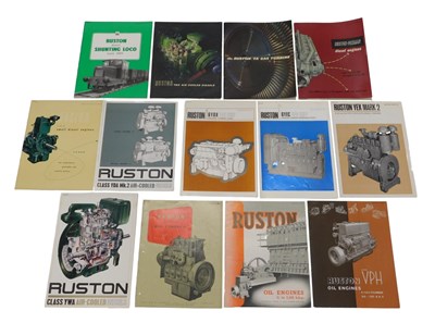 Lot 164 - Various Ruston & Hornsby and other ephemera,...