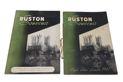 Lot 165 - Two Ruston & Hornsby souvenir Lincoln guides,...