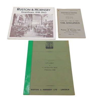 Lot 172 - Ruston & Hornsby Interest. Various pamphlets...