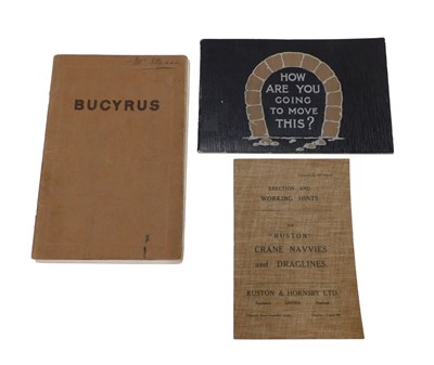 Lot 174 - Ruston & Ruston Bucyrus Interest. Various...