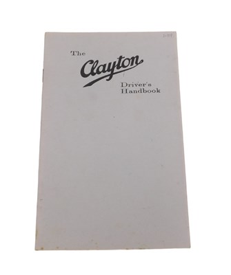 Lot 178 - Clayton Interest. A Driver's handbook,...