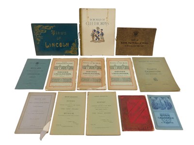 Lot 200 - Various Lincolnshire related ephemera, to...