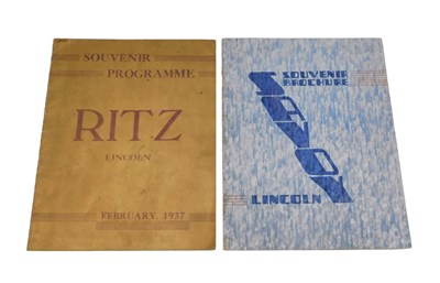 Lot 201 - Various Lincoln entertainment building related...