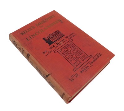 Lot 332 - A Kelly's Directory of Lincolnshire 1922. ...