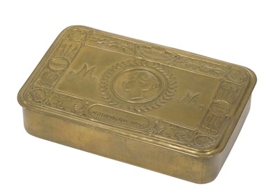 Lot 393 - A 1914 World War I brass Princess Mary...