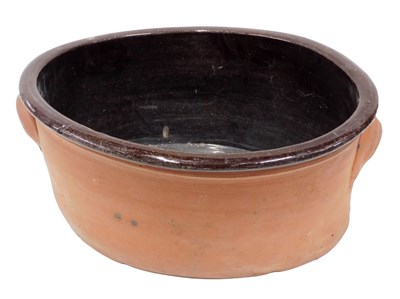 Lot 416 - A 19thC style Earthenware vessel, of large...