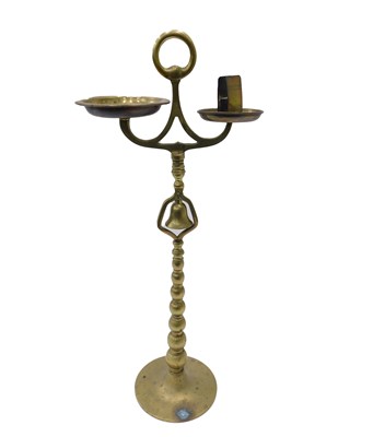 Lot 429 - An early 20thC brass freestanding ship's...