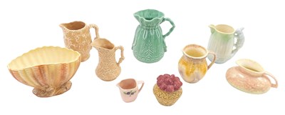 Lot 442 - Various mid 20thC Art Deco jugs, vases, etc.,...