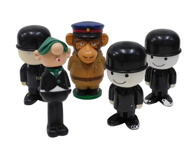 Lot 261 - Various Homepride Fred plastic Airfix jars,...