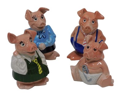 Lot 271 - Wade Natwest Pigs, to include Maxwell, 18cm...