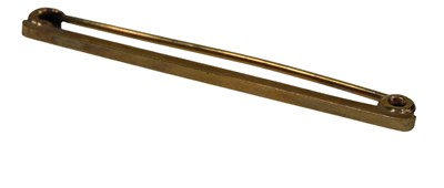 Lot 529 - A 9ct gold bar brooch, of plain design 4.5cm...