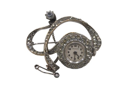 Lot 533 - A Nadine 1950s dress watch, formed as an orb...
