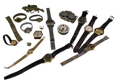 Lot 567 - Assorted watches and pocket watch...