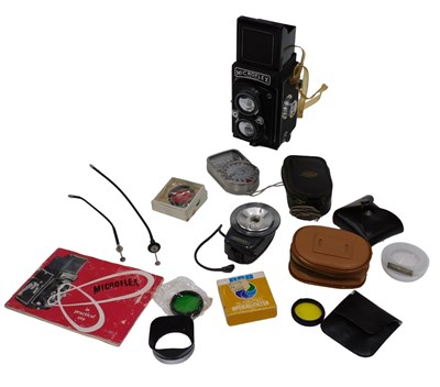 Lot 291 - Various cameras and related effects, a...