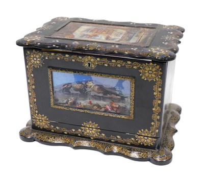 Lot 19 - A 19thC exhibition quality Victorian papier...