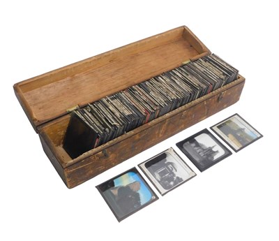 Lot 364 - Various late 19thC glass slides, to include...