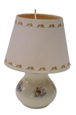 Lot 366 - A Royal Doulton Bunnykins table lamp, with...