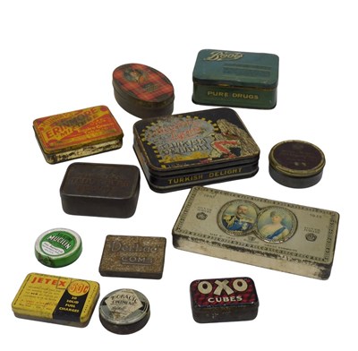 Lot 384 - Various tins, The Crawford Tartan...