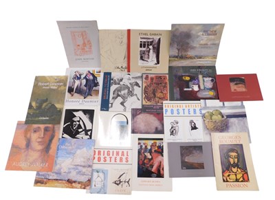 Lot 486 - Various art related ephemera, to include books...