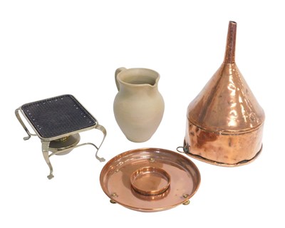 Lot 507 - Various copper, metalware, etc., early 20thC...