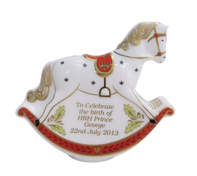 Lot 571 - A Royal Crown Derby paperweight ornament, to...