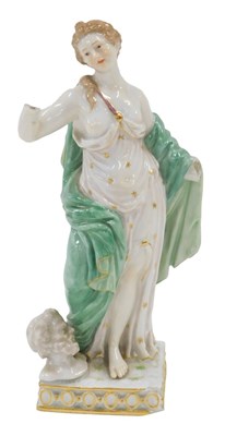Lot 94 - A 20thC Meissen figure probably of Venus, in...