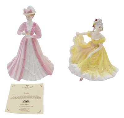 Lot 82 - Two various lady figures, Coalport Emily,...