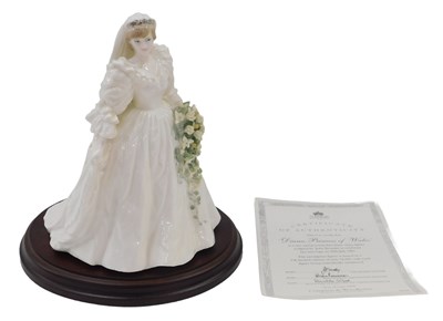 Lot 78 - A Coalport limited edition figure Diana...