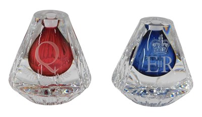 Lot 76 - A Cumbria crystal Goviers Sidmouth Reign of...