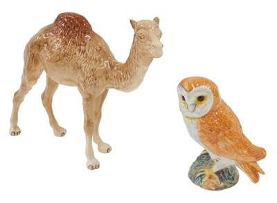 Lot 72 - A Beswick figure standing camel, 19cm high,...