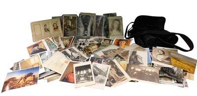 Lot 672 - Various postcards, ephemera, etc., a quantity...