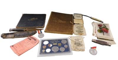 Lot 677 - An early 20thC album, containing various...