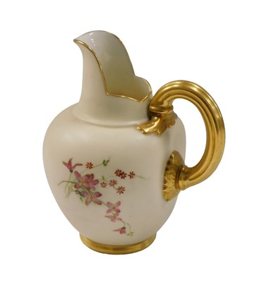 Lot 692 - A Royal Worcester blush ivory porcelain milk...