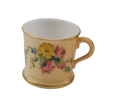 Lot 697 - A Royal Worcester blush ivory porcelain...