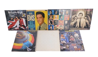 Lot 594 - Various records, 33rpm, etc., Elvis in GI...