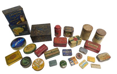 Lot 600 - Various early 20thC and later tins, Cremona...