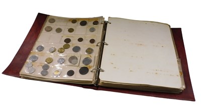 Lot 726 - Various coins, an album containing Victorian...